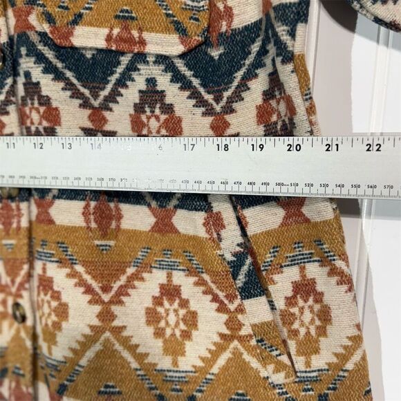 Idyllwind Aztec Boho Southwestern Shacket Jacket Coat L NWT Miranda Lambert - Picture 5 of 8
